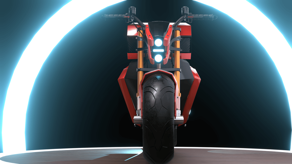 Final Render - Futuristic Motorcycle - image 2 - student project