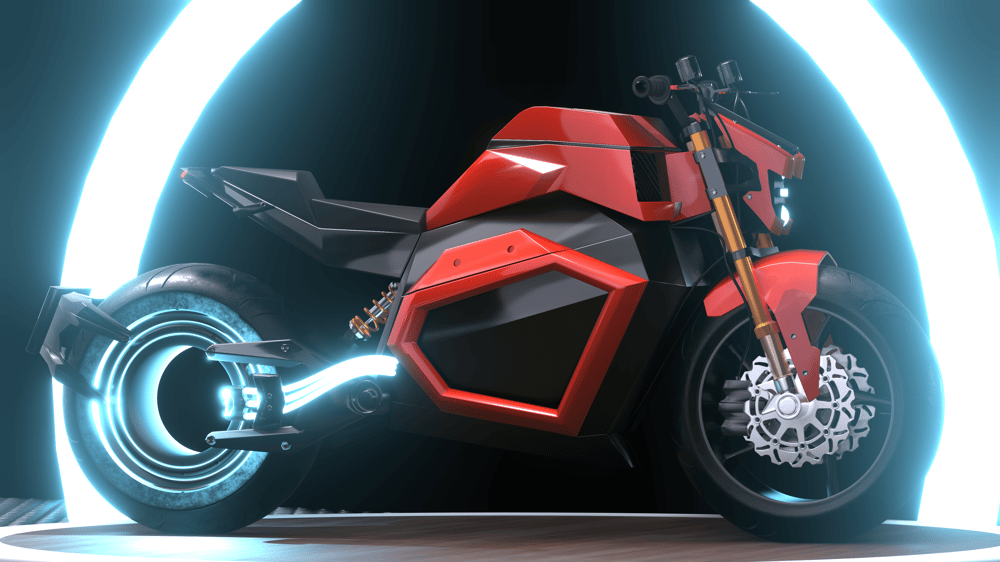 Final Render - Futuristic Motorcycle - image 3 - student project