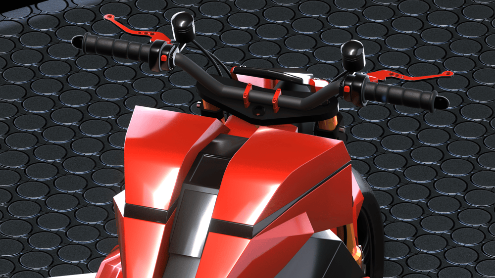 Final Render - Futuristic Motorcycle - image 4 - student project