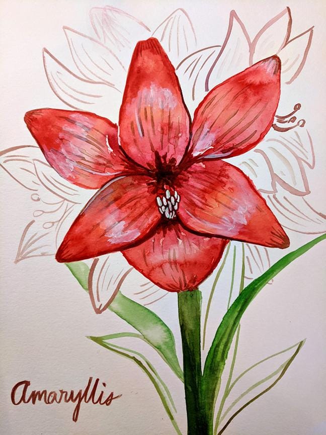 Christmas flowers - image 2 - student project