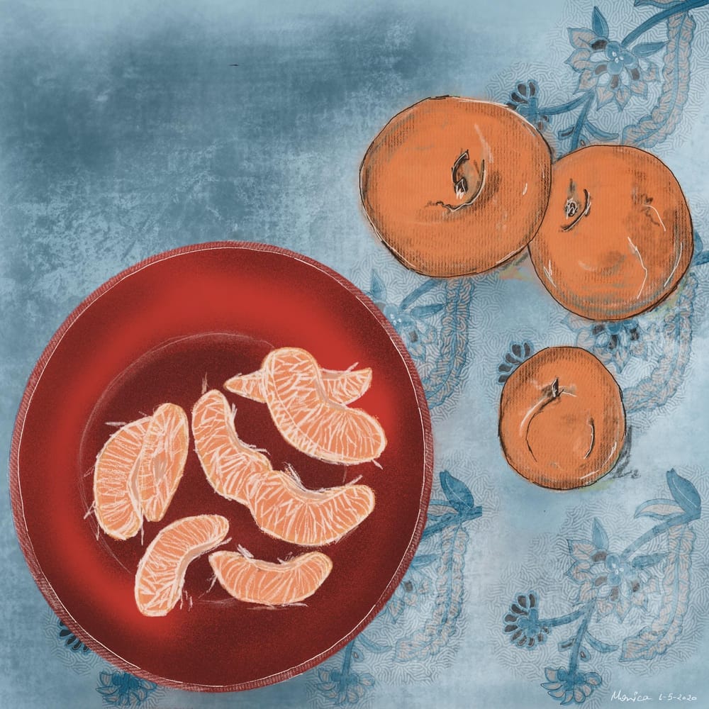 Oranges in a plate - image 1 - student project