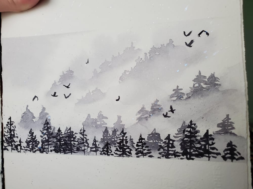Misty Trees - image 2 - student project