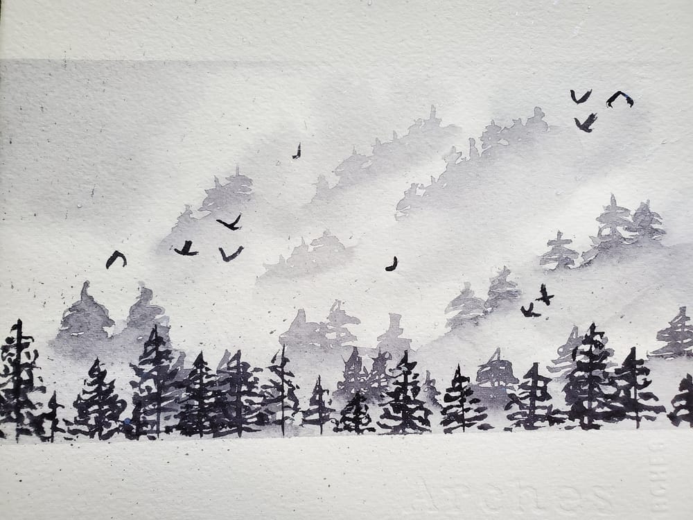 Misty Trees - image 1 - student project
