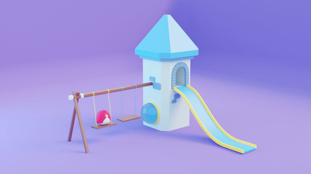 Bird in castle playground - image 1 - student project