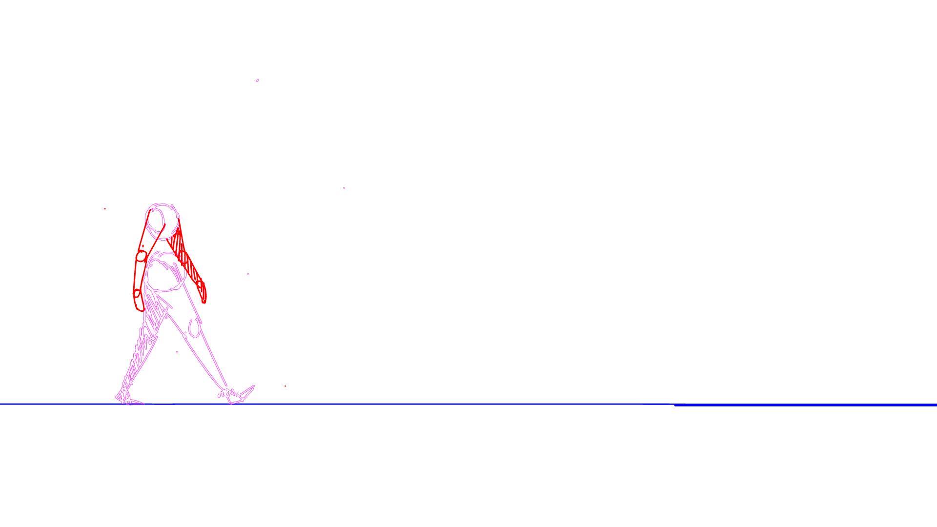 Walk cycle animation - image 3 - student project