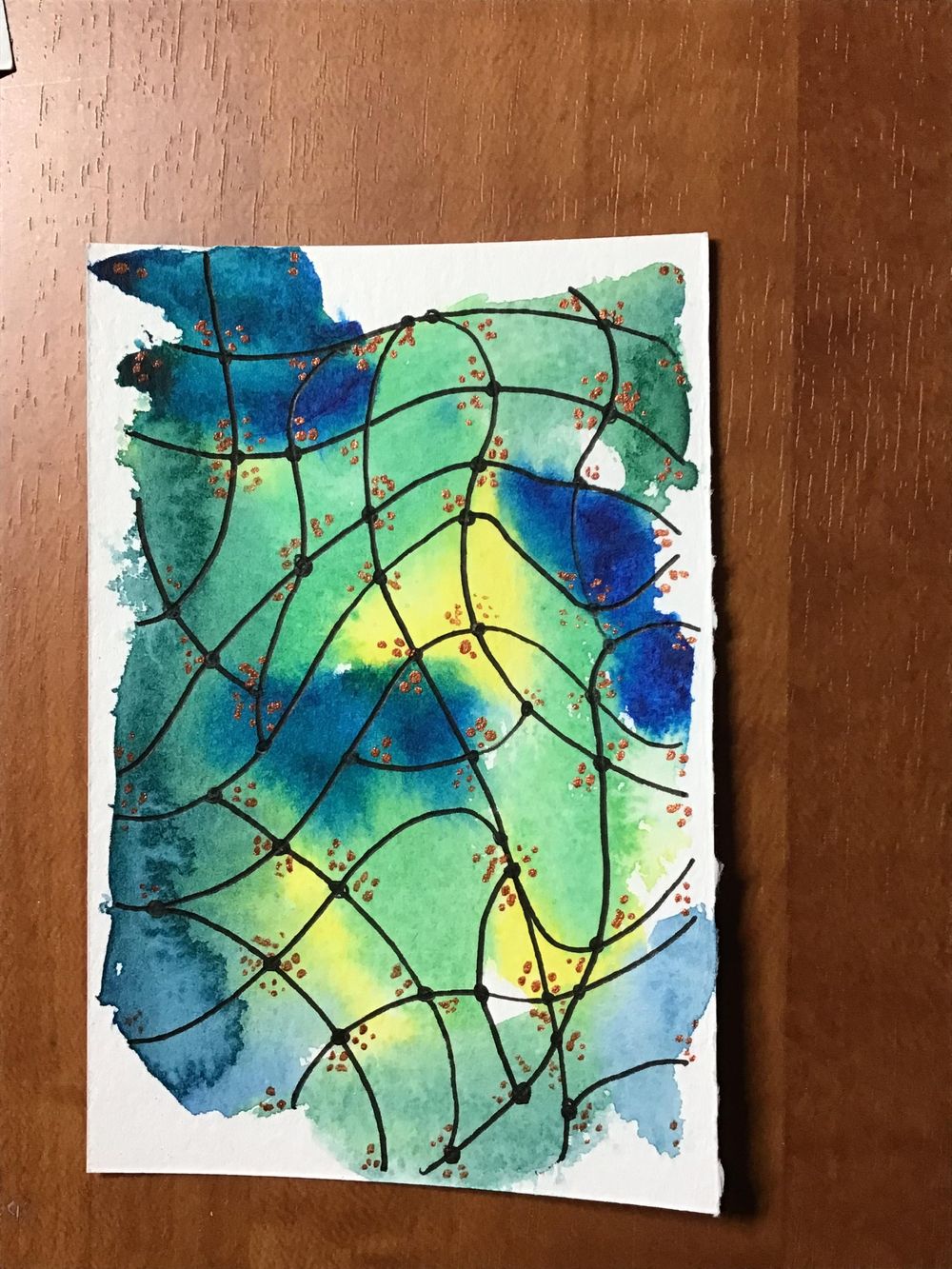 Doodle watercolor - image 8 - student project