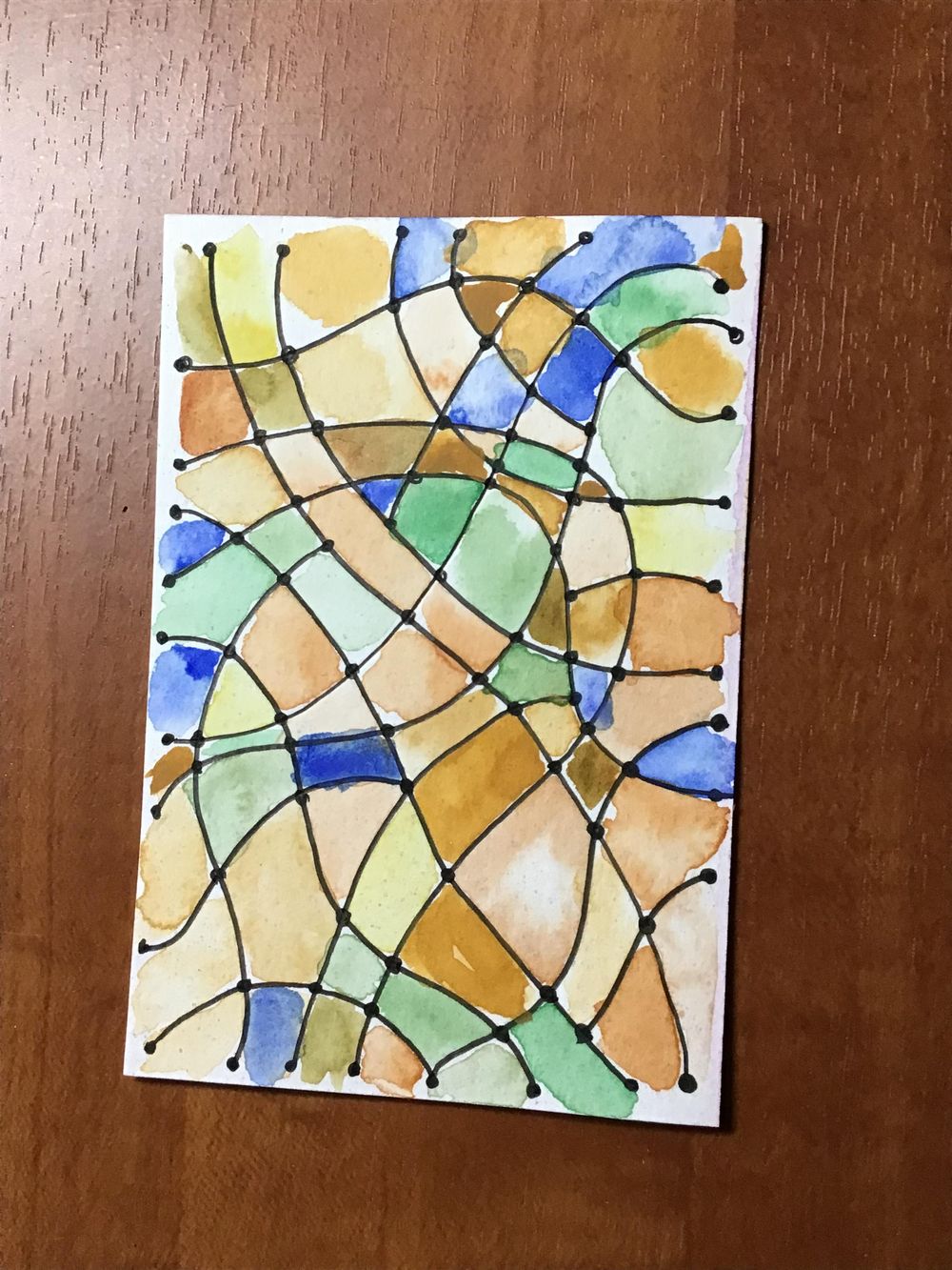 Doodle watercolor - image 4 - student project