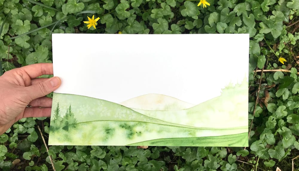 a landscape with hills - image 2 - student project