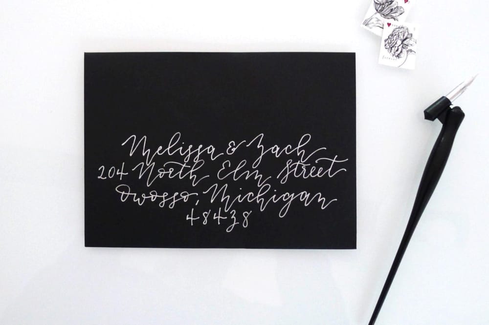 Calligraphed Envelope Project and Experiments - image 3 - student project