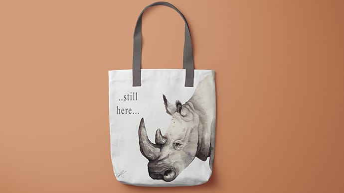 rhino: phon case, bag & t-shirt - image 1 - student project