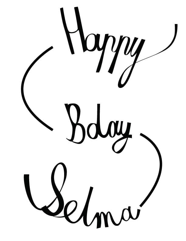 Birthday card - image 1 - student project