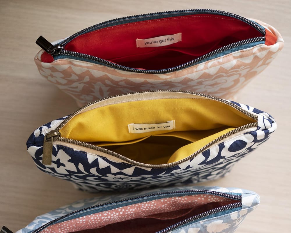 Sewing My First (and Second and Third and Fourth) Zippered Pouch - image 2 - student project