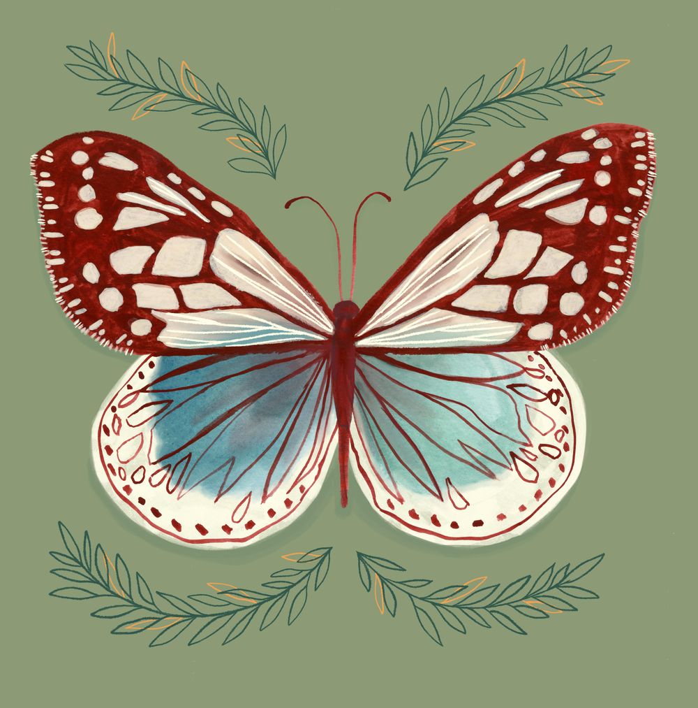 Botanical Cushion Cover - image 2 - student project
