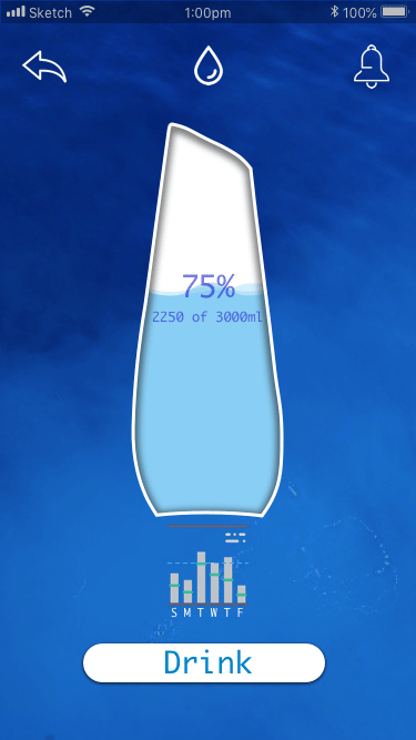 Sip water drinking app - image 2 - student project