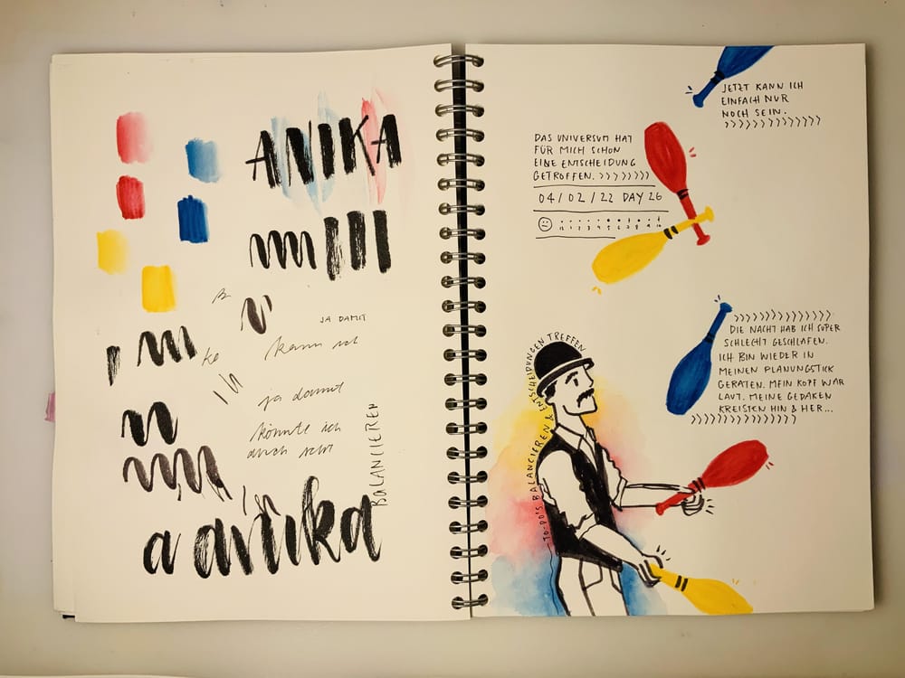 Daily Art Journal / 3 Color Code - image 2 - student project