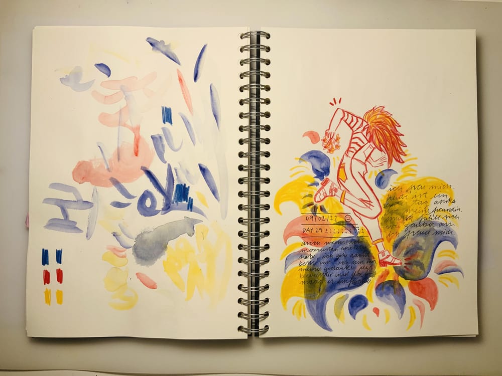 Daily Art Journal / 3 Color Code - image 4 - student project