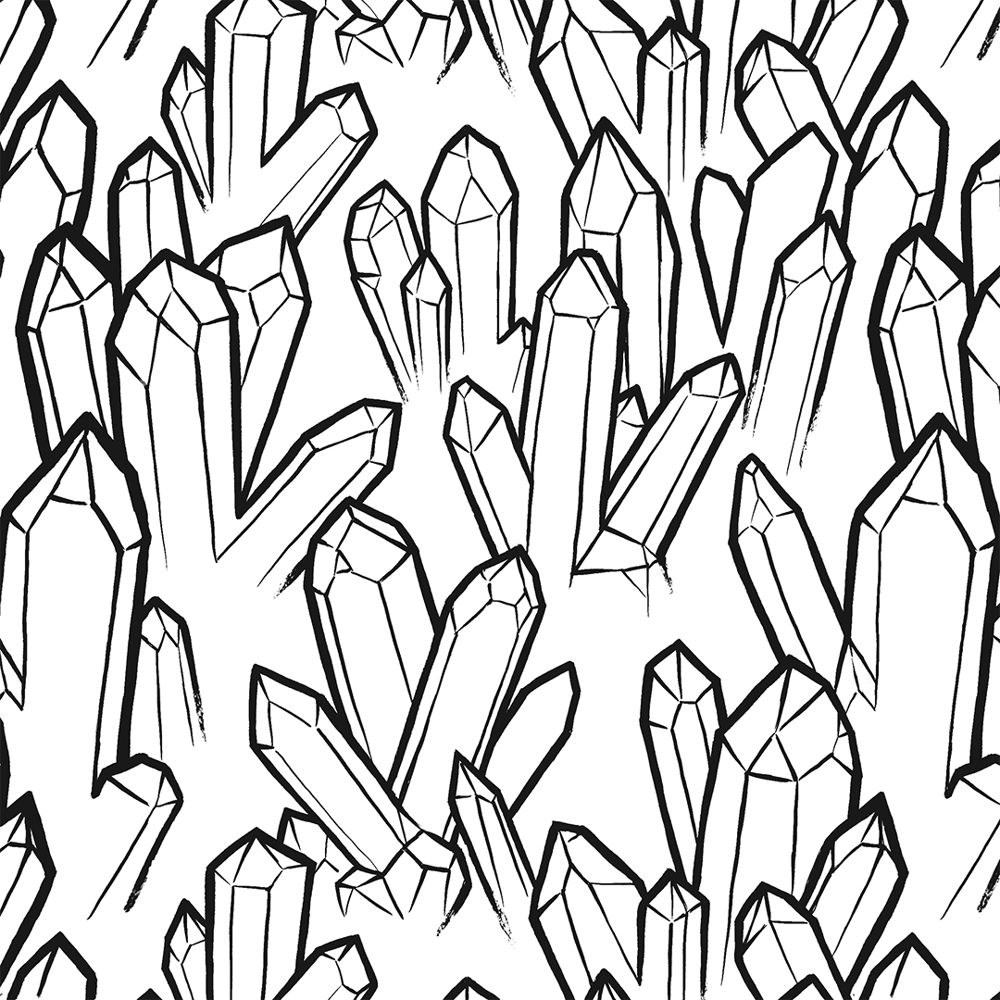 Crystal clusters - image 5 - student project