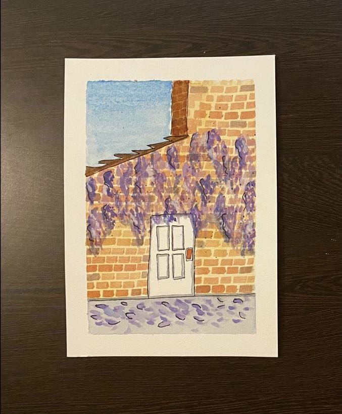 Watercolour Wisterias with Adi - image 1 - student project