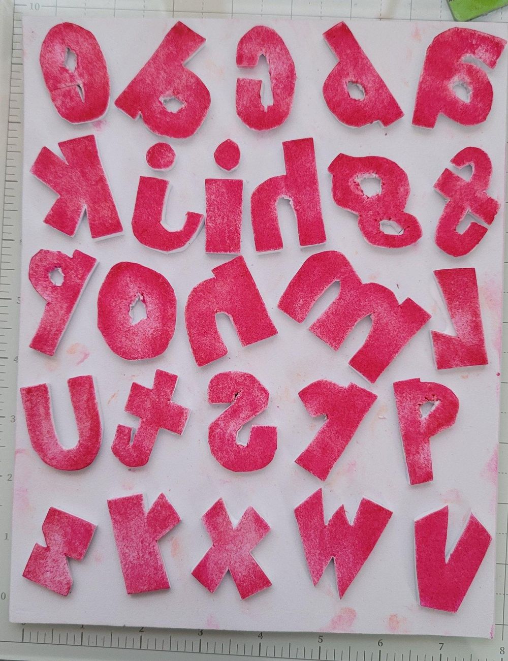 Alphabet Exemplar - image 1 - student project