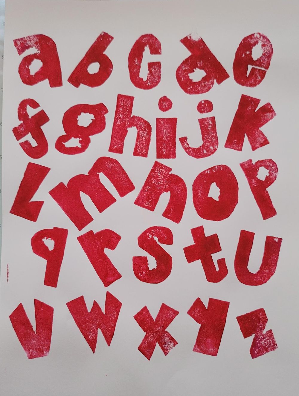 Alphabet Exemplar - image 3 - student project