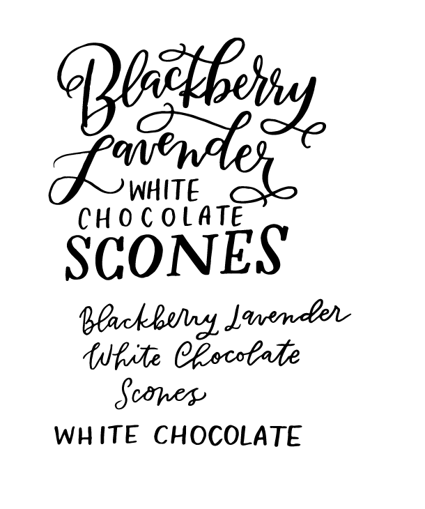 Blackberry Lavender White Chocolate Scone - image 5 - student project