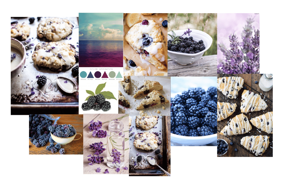 Blackberry Lavender White Chocolate Scone - image 1 - student project