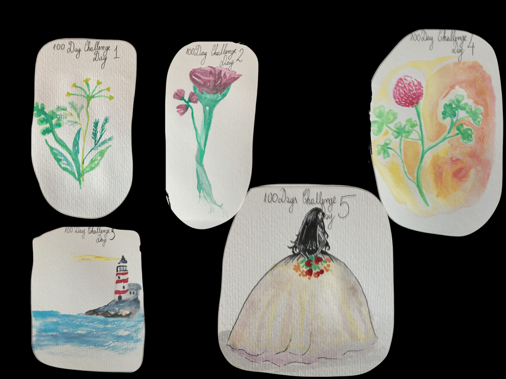Bianca's 100 day painting Challenge - image 15 - student project