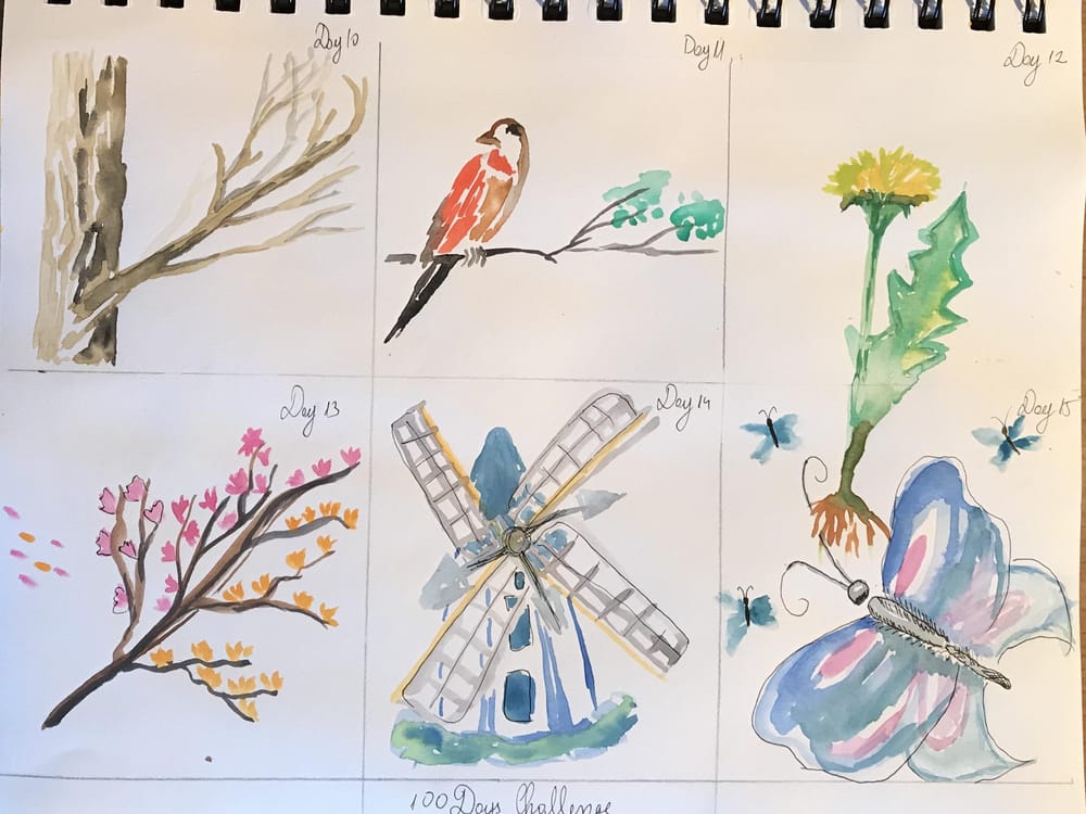 Bianca's 100 day painting Challenge - image 16 - student project