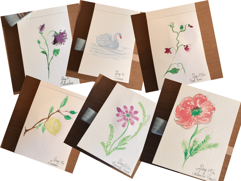 Bianca's 100 day painting Challenge - image 12 - student project