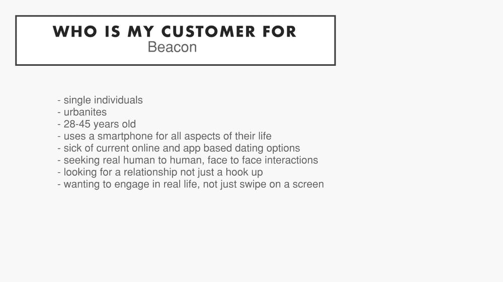 Proto Persona for Beacon - image 1 - student project
