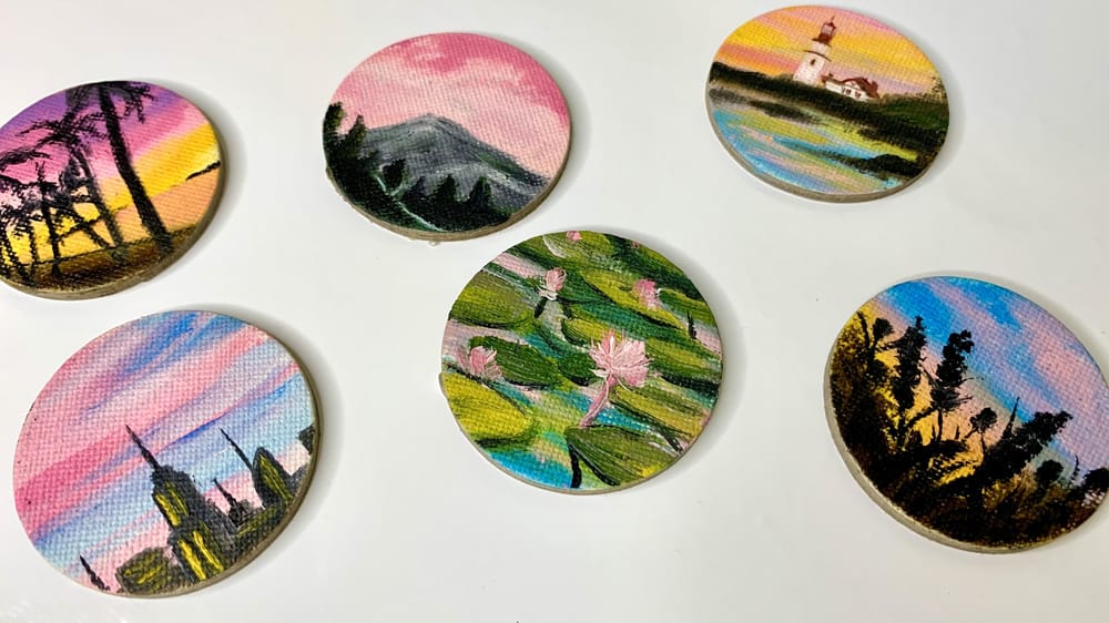 Miniature Oil Paintings - image 1 - student project