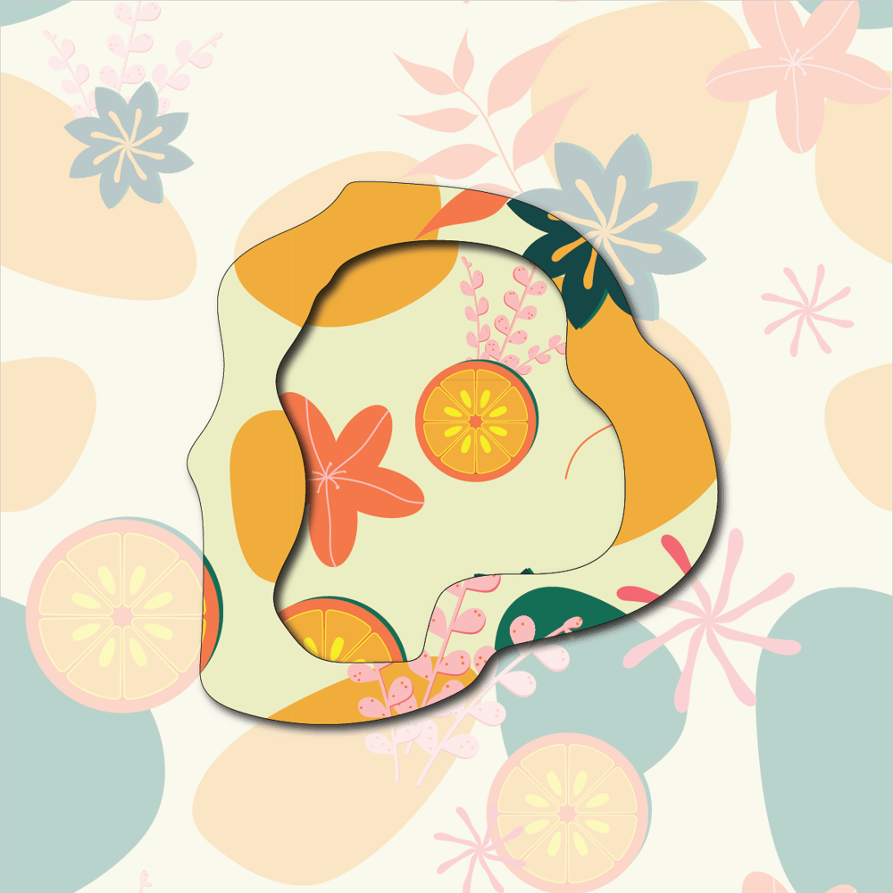 Tropical Flora Pattern - image 4 - student project