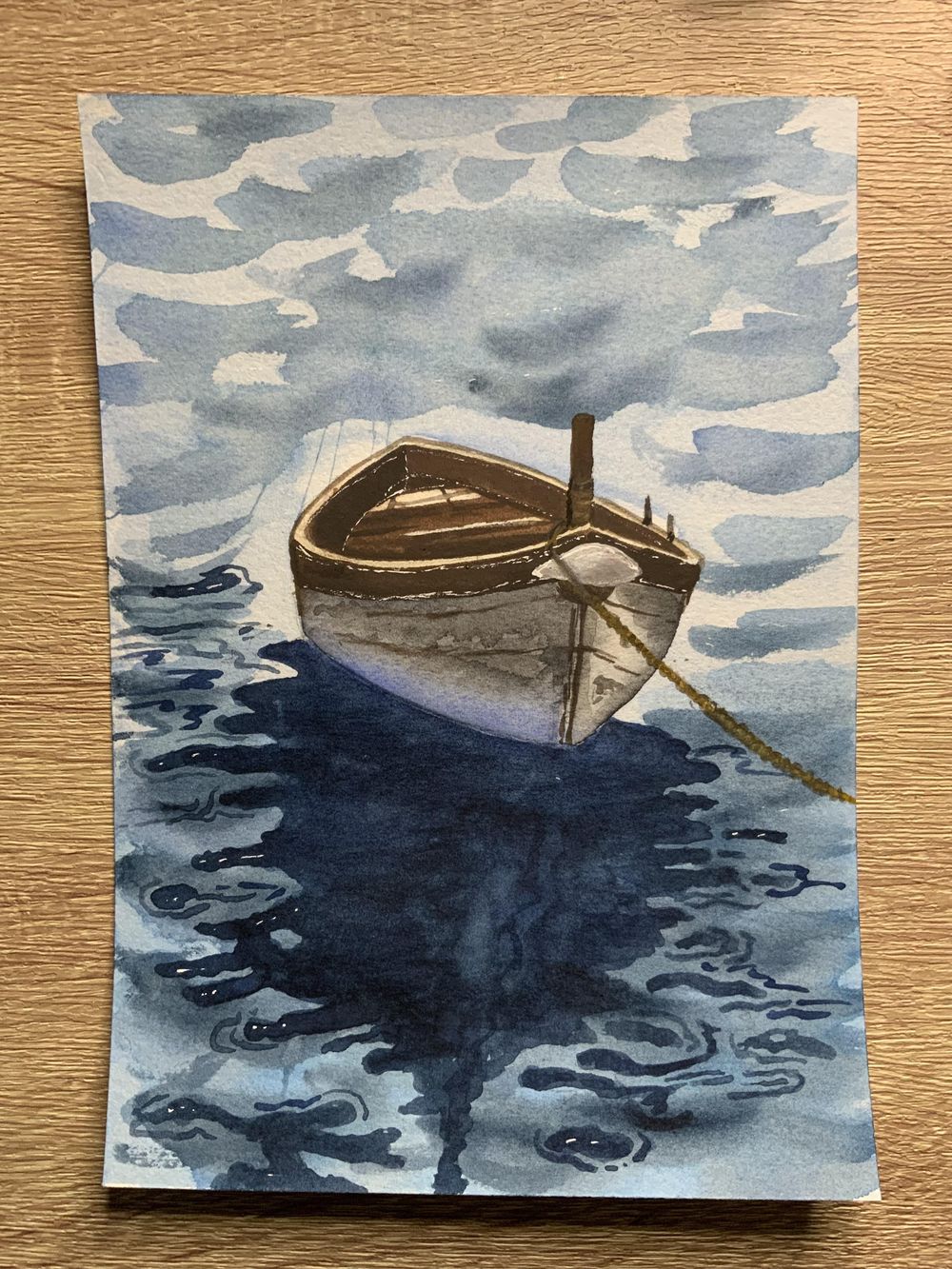 Boat and reflections - image 2 - student project