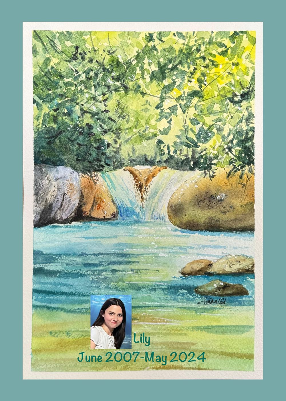 Alicia’s Waterfall in Memory of Lily - image 1 - student project
