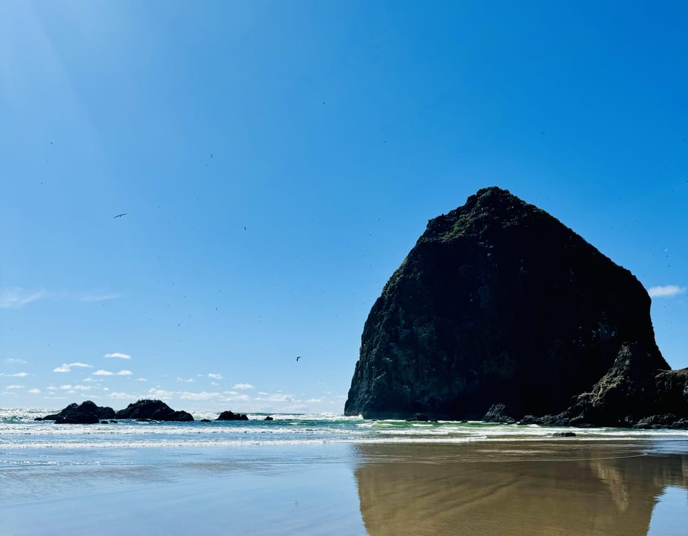 “Haystack Rock” Reflections In The Water - image 2 - student project