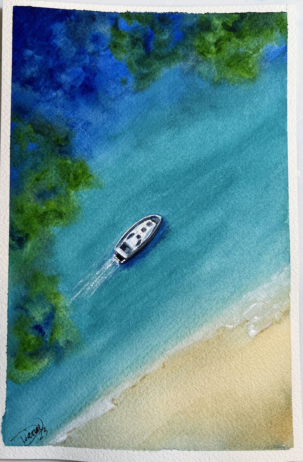 Seascapes in Watercolor - image 1 - student project