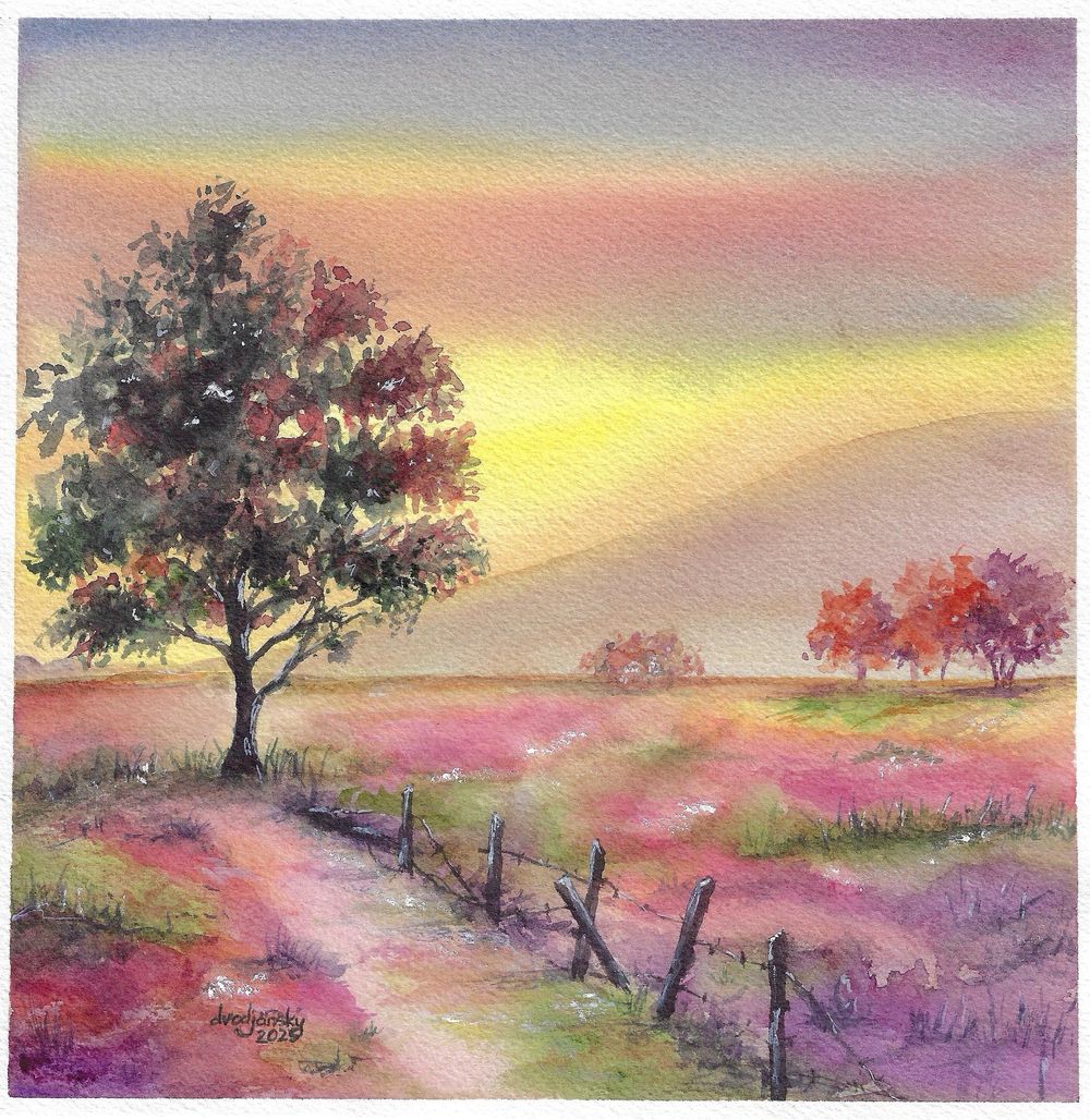Sunset Landscape - image 1 - student project