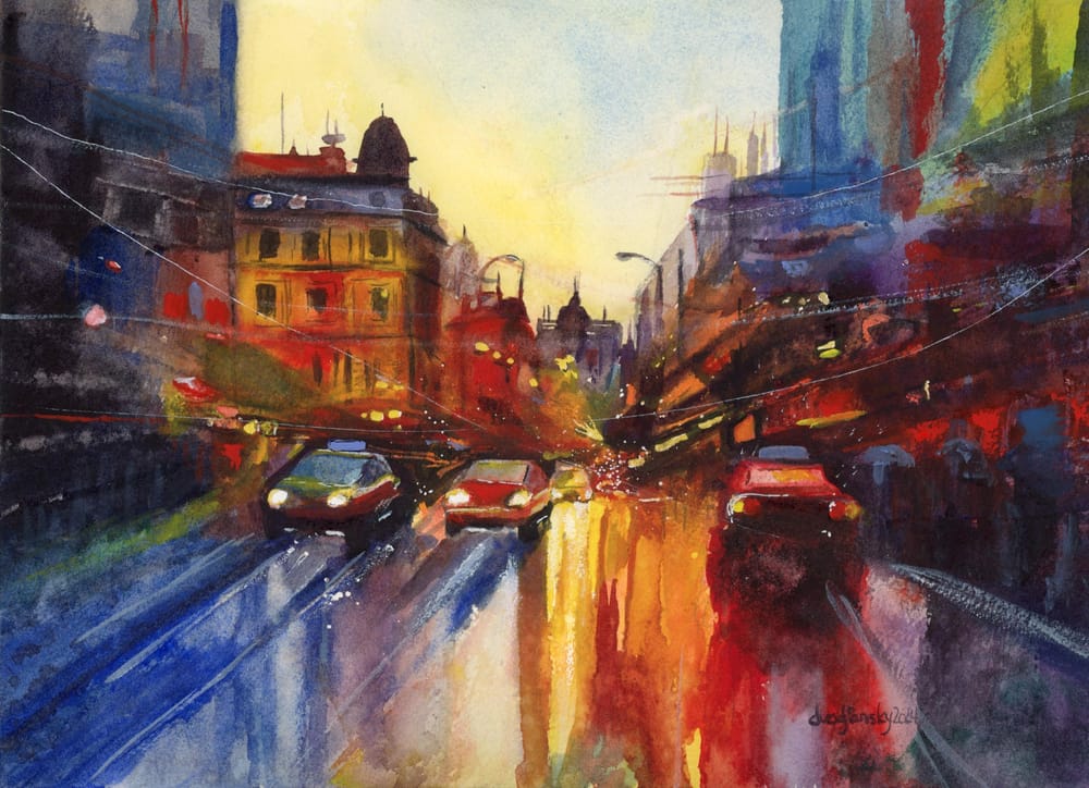 Rainy City Scene - image 1 - student project