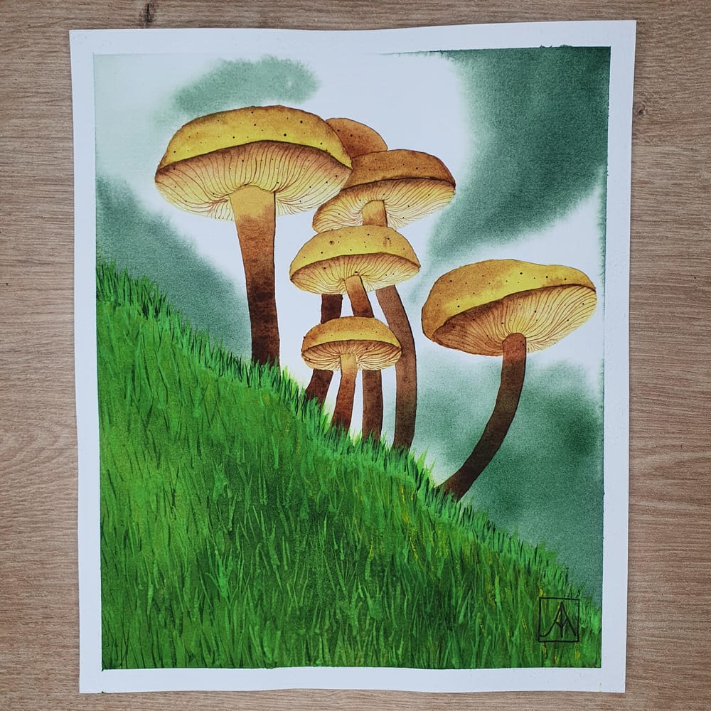 31 Days of Autumn Landscapes with Watercolours - image 6 - student project