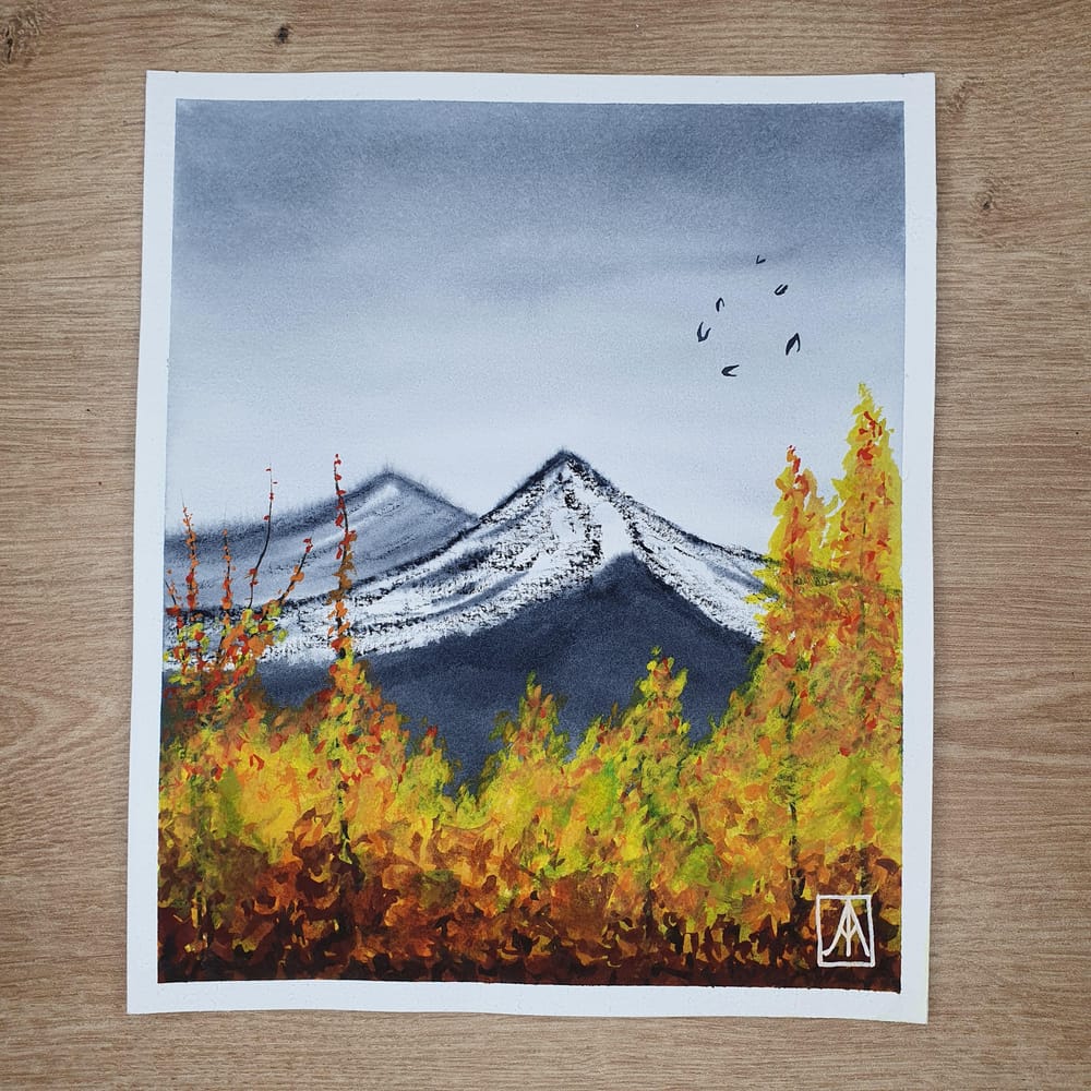 31 Days of Autumn Landscapes with Watercolours - image 1 - student project