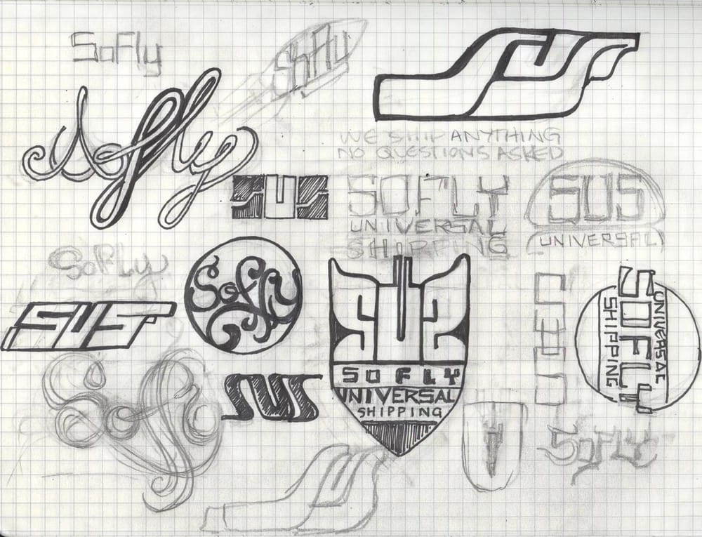 _UPDATED_SoFly Universal shipping - a galactic funk delivery logo - image 4 - student project