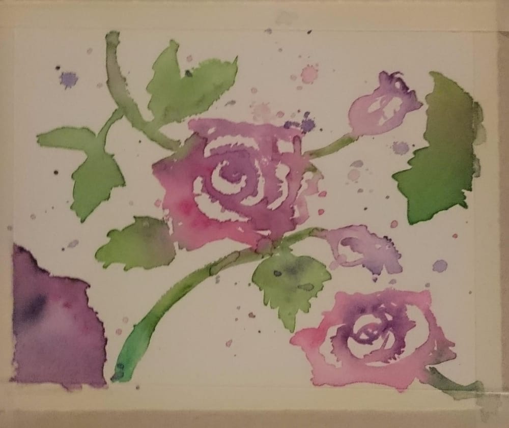Watercolor Florals - image 2 - student project