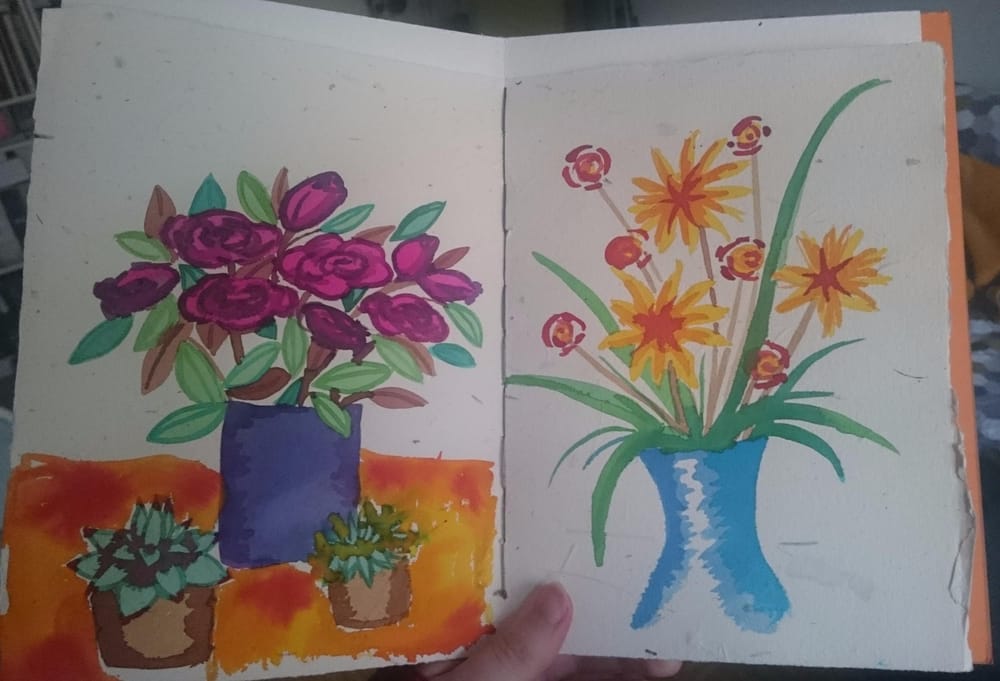 Watercolor Florals - image 6 - student project