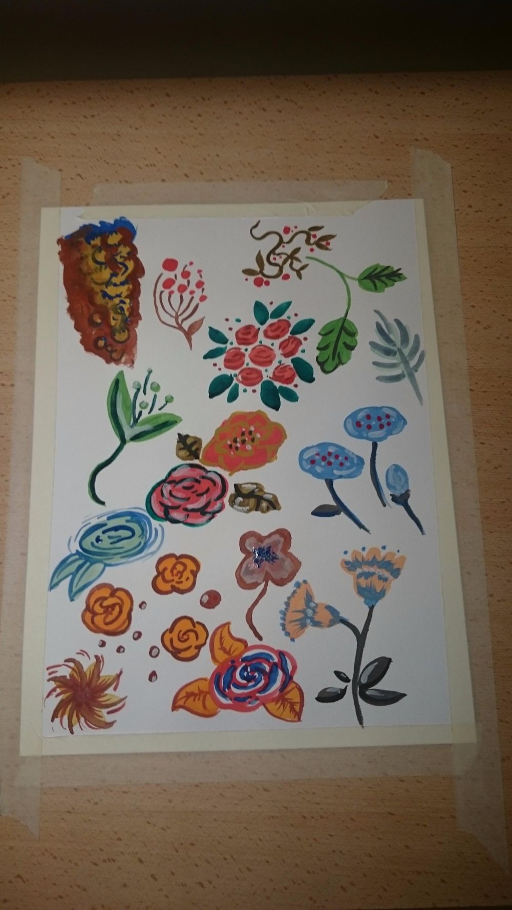 Watercolor Florals - image 4 - student project