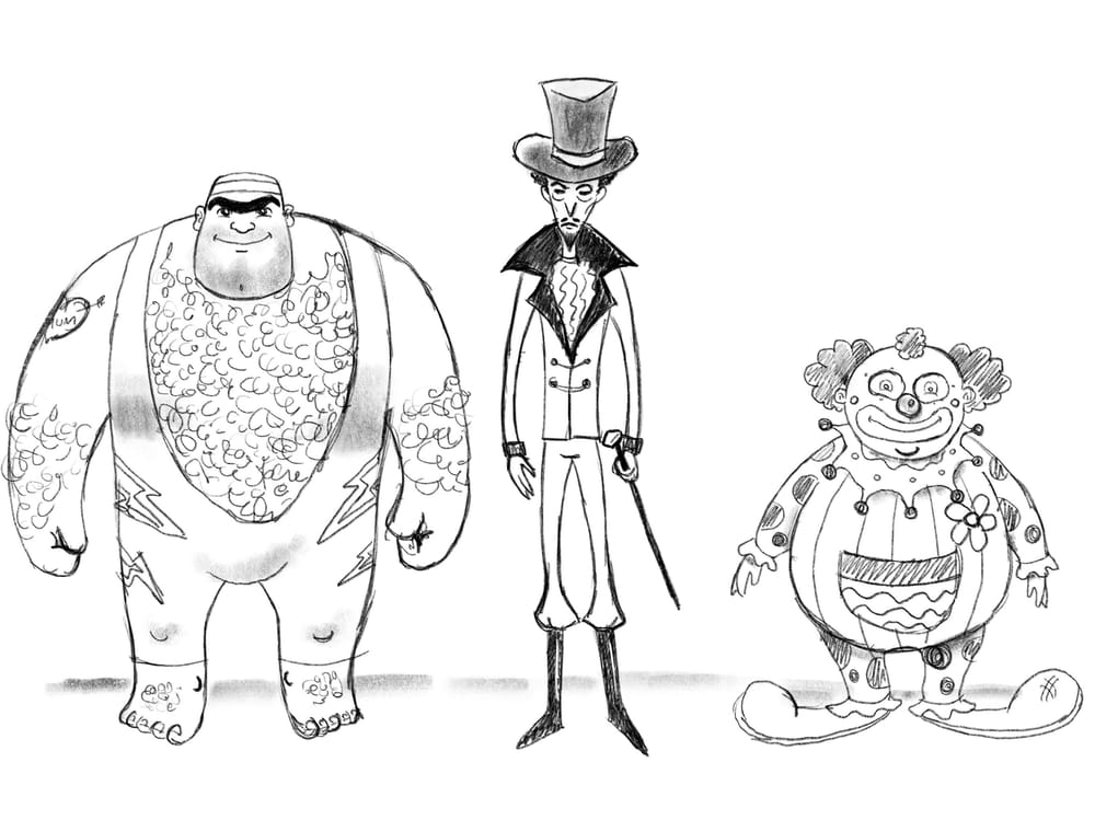 Paul Hallam's Circus Characters - image 1 - student project