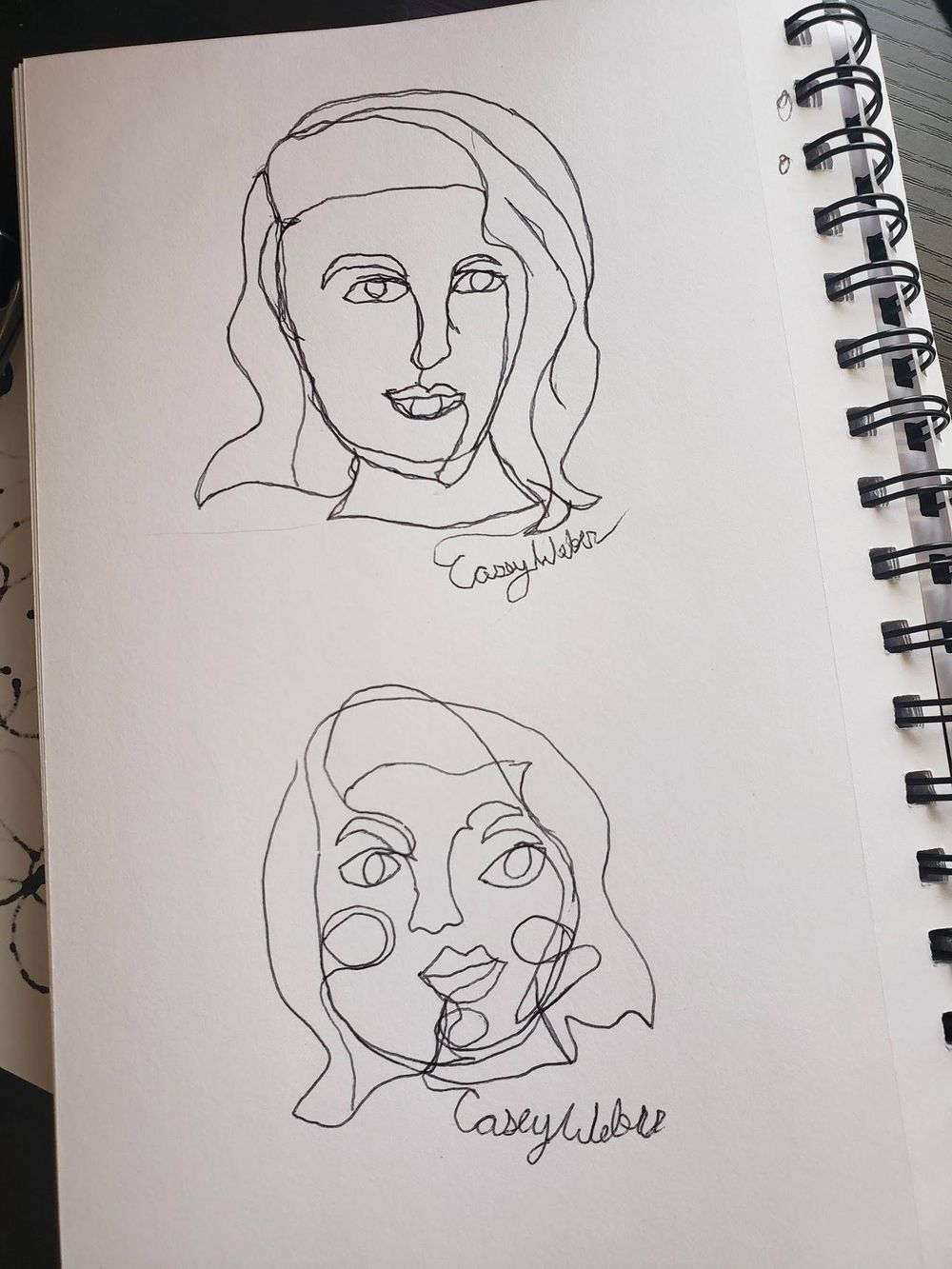 Contour Drawings - image 1 - student project