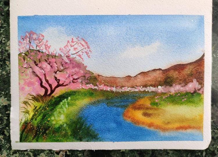 Loose Spring Landscape - image 1 - student project