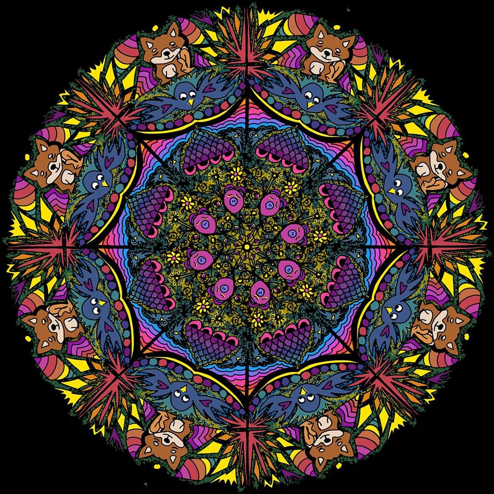 Dog Mandala - image 1 - student project