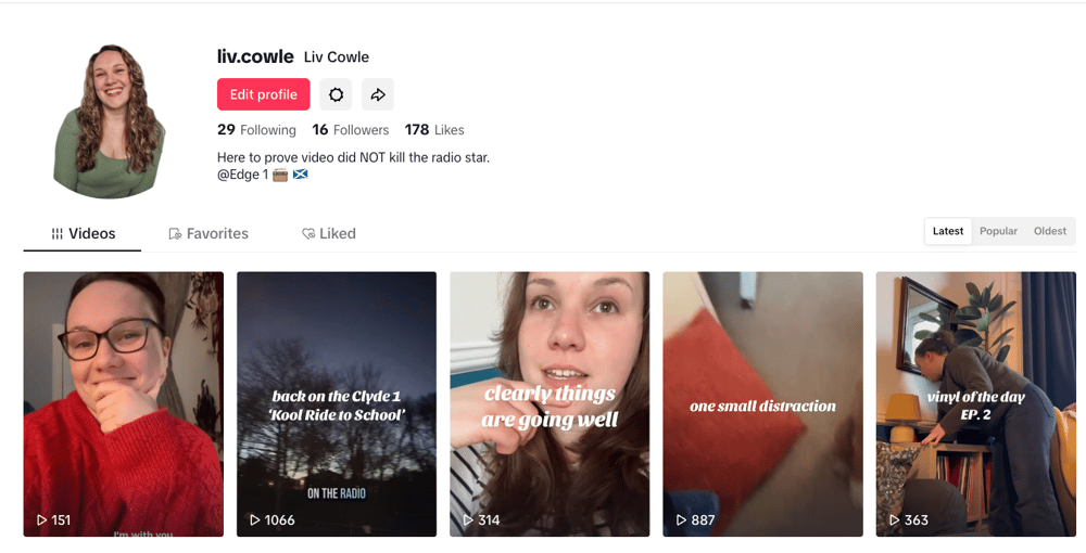 Radio Presenter TikTok - image 1 - student project