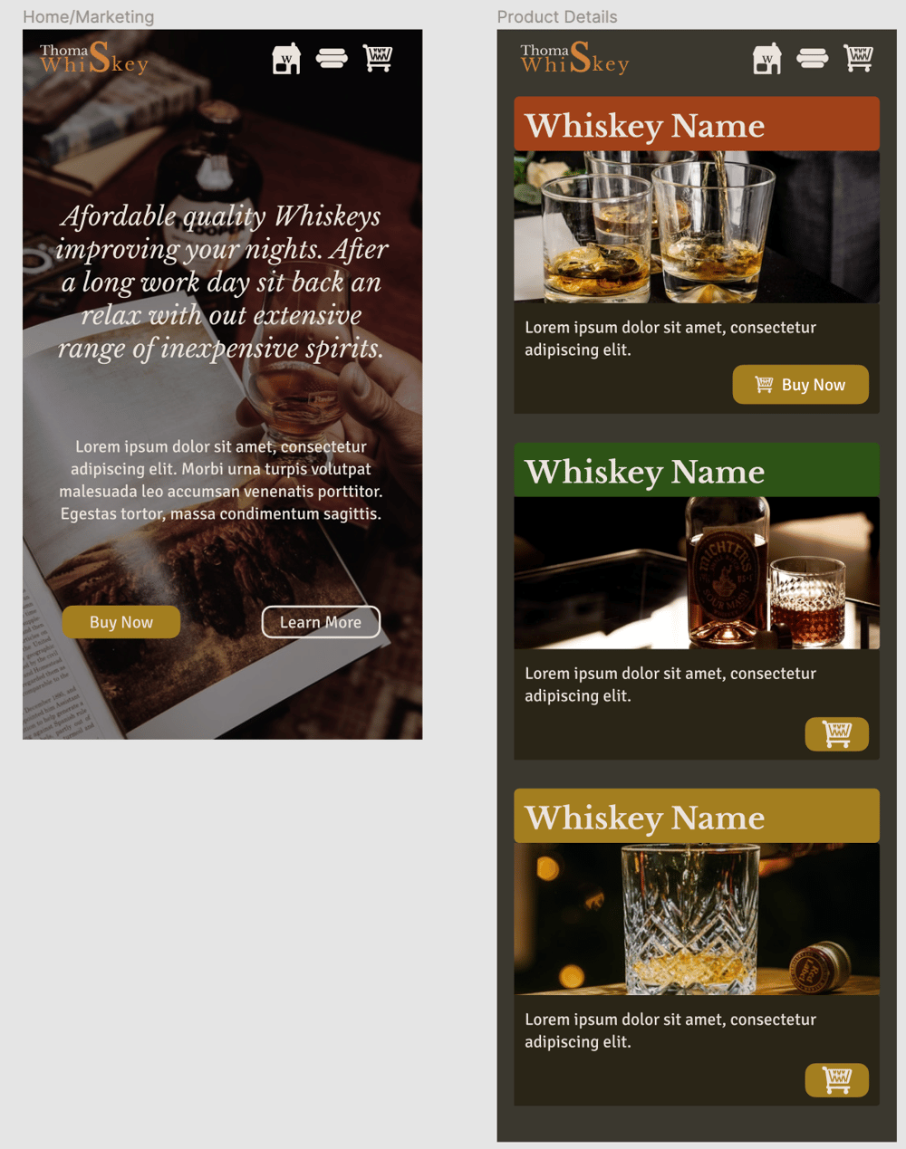 Thomas's Whiskeys - image 12 - student project